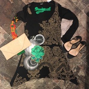 ⭐️ NWT Desigual knit top- long sleeve